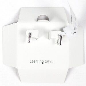 SQUARE HOOPS EARRINGS | STERLING SILVER | SIMILAR TO A FAMOUS DESIGNER